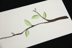 VOILA!  A bEEyOOtiful Branch and leaves with depth.. LOVE IT NICKABELLA!