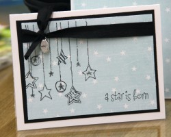 A star is Born.. A pretty bold card for a baby :) but I love it!