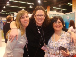 kim hughes (love her), me, and Julie Ebersole (Love her too)