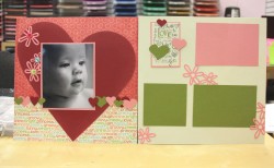 love the flowers, accents and stamp LOVE COLLAGE used! Great Job DI!