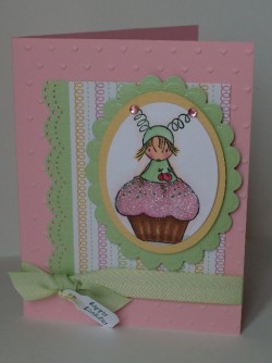 Louise Charlton used CUPPYCAKE with a HUGGABUGG ON TOP