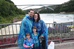 before THE MAID OF THE MIST being dunked in Niagara Falls.. am I a sport or what?