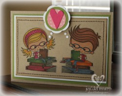 Jen Del Muro used BETTY THE BOOKWORM AND SPENCER THE BOOKWORM