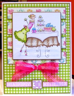 Here is PINKY (UK PINKY)'s card using UPTOWN GIRL CAITLYN