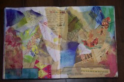 Here is Emily's page (9y0).. fantastic texture.. love the overlapping pieces.. this must have been a blast to make!