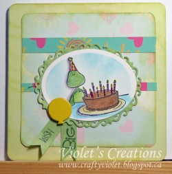 Violet used turtle tots birthday (discontinued)