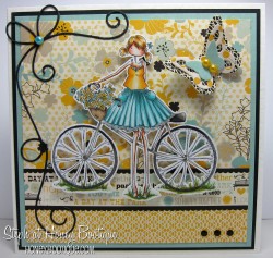 Stephabella used UPTOWN GIRL FLORA on her Bicycle