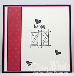 and for the INSIDE of Danabella's card she use our FRAMED NUMBERS set.. ooh I love those numbAHS
