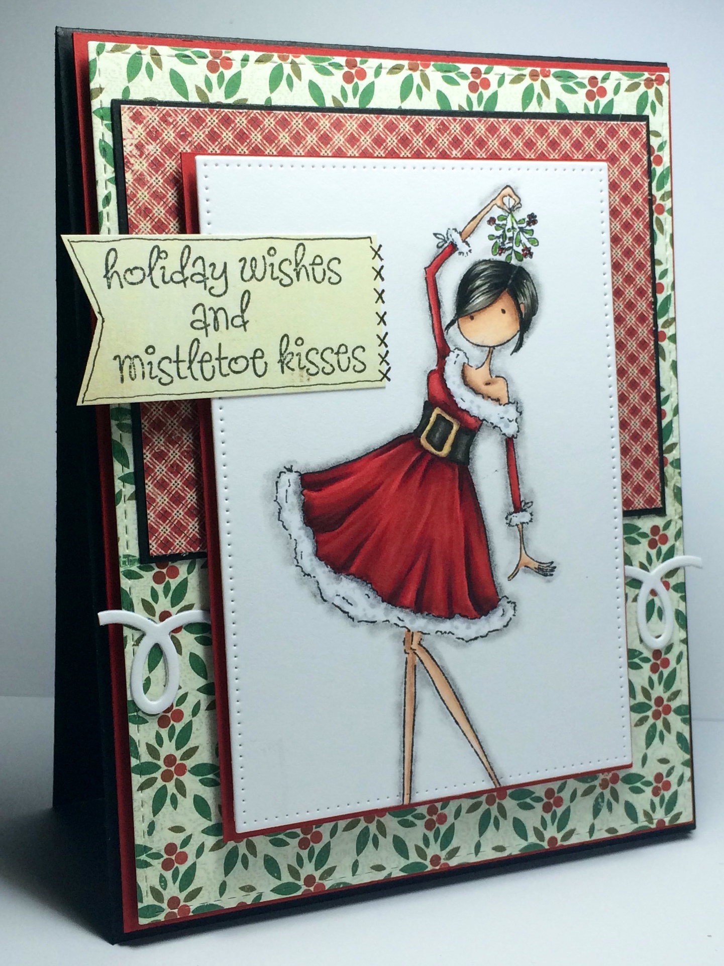 Spotlight On The Uptown Girls Rubber Stamps at Stamping Bella. Click through to read the post for card making inspiration!