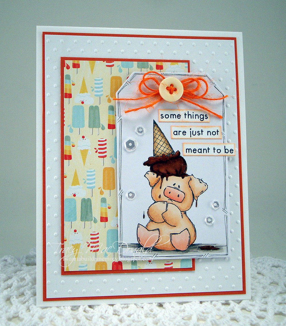 Spotlight On Peaches the Stuffie Rubber Stamps at Stamping Bella. Click through to read the post for card making inspiration!