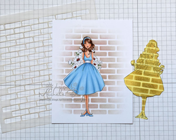 Stamping Bella DT Thursday: Creating a Beautiful Brick Background. Click through to see the step by step tutorial!