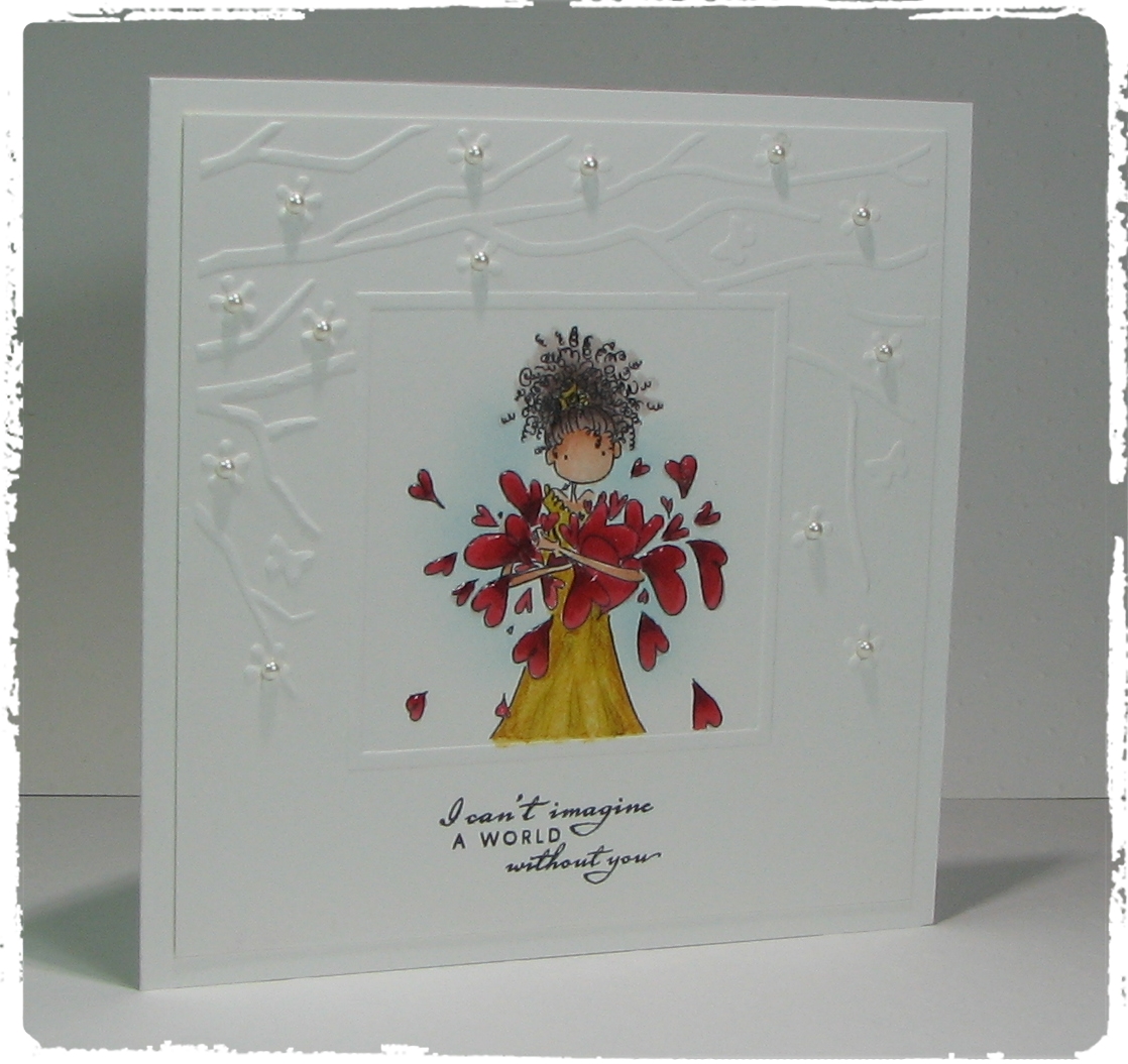 stamping bella BELLARIFIC FRIDAY challenge.  Click through to see the amazing ONE LAYER CARDS!