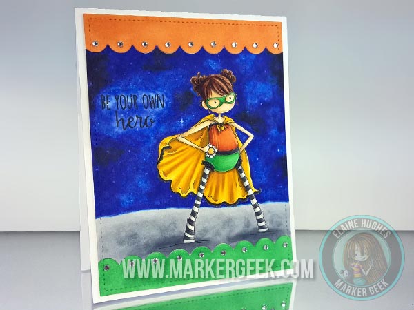 Marker Geek Monday Copic Galaxy or Night Sky Background. Click through to read the post and watch the video!