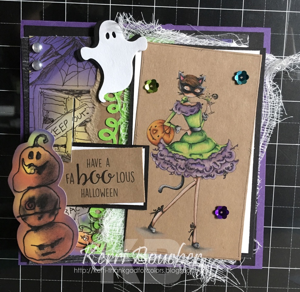 STAMPING BELLA HOLIDAY RELEASE- UPTOWN GIRL KITTY loves HALLOWEEN