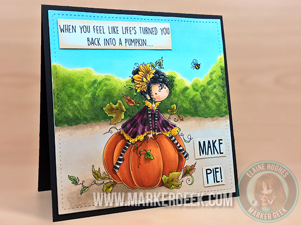 Stampingbella HOLIDAY RELEASE- TINY TOWNIE PATRICIA loves PUMPKINS