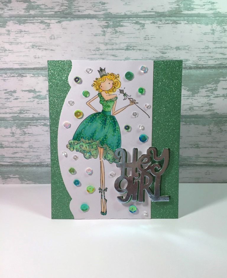 wonderful wednesday with JENNY-  HOW TO MAKE A SUPER SPARKLY CARD
