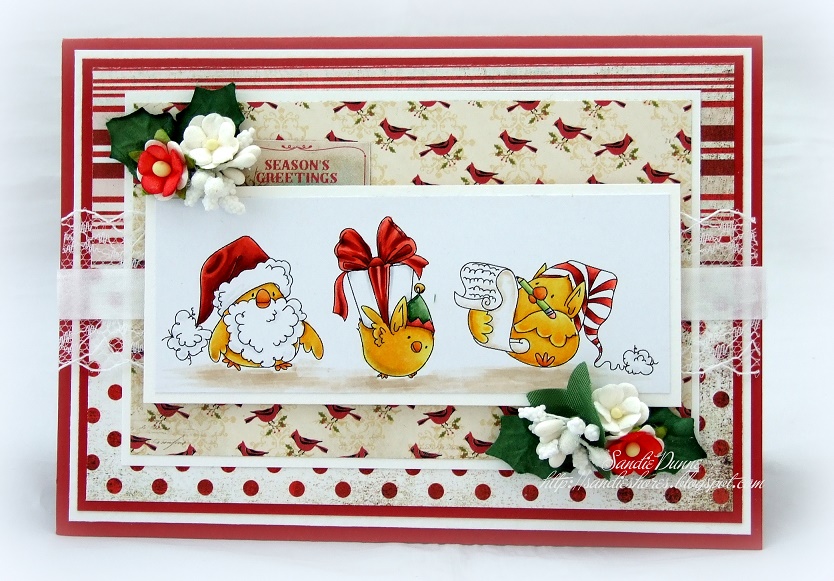 Stampingbella HOLIDAY RELEASE- SANTA CHICK and his HELPERS
