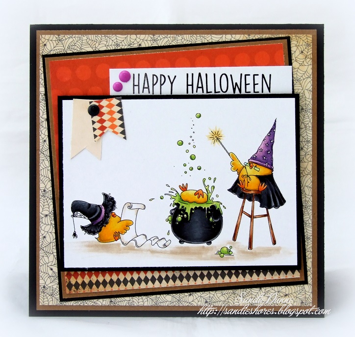 Stampingbella HOLIDAY RELEASE- THE WIZARD the WITCH and the CAULDRON CHICKS