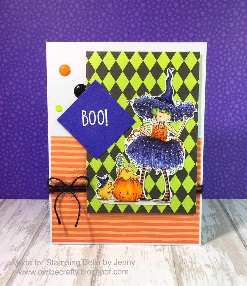 Bellarific Friday OCT. 14, 2016- Tiny Townie WILLOW THE WITCH CUT IT OUT DIE AND RUBBER STAMP BUNDLE