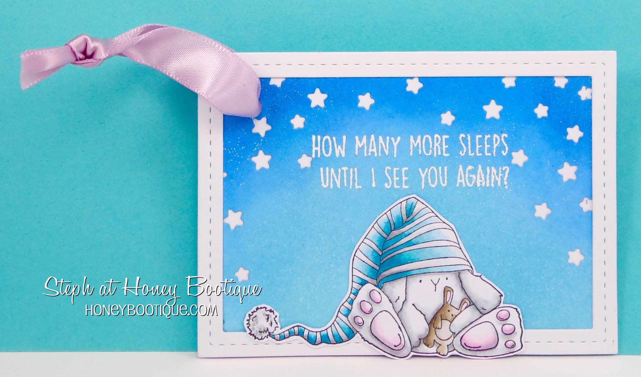 Bellarific Friday - FEATURING STAMP OF THE MONTH SLEEPY BUNNY WOBBLE