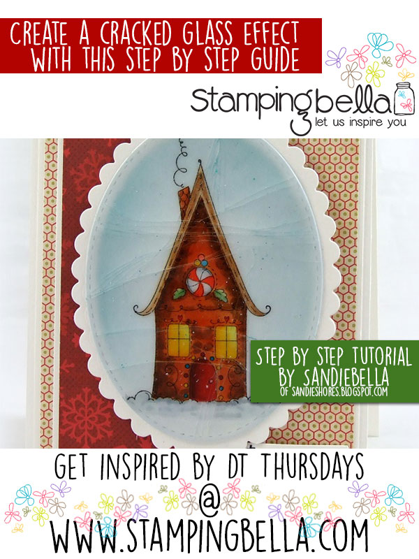 Stamping Bella DT Thursday - Cracked Glass Tutorial. Click through for the full step by step guide!
