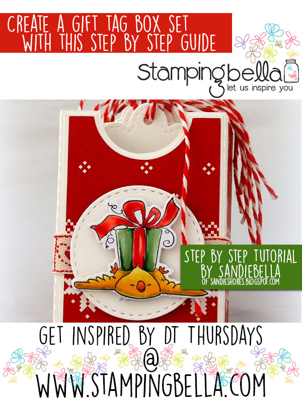 Stamping Bella DT Thursday: Gift Tag Box Set Tutorial. Click through for the full step by step and a free Silhouette Studio file!