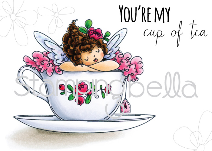 Stamping Bella JANUARY 2017 rubber stamp release-Edna's CUP OF TEA