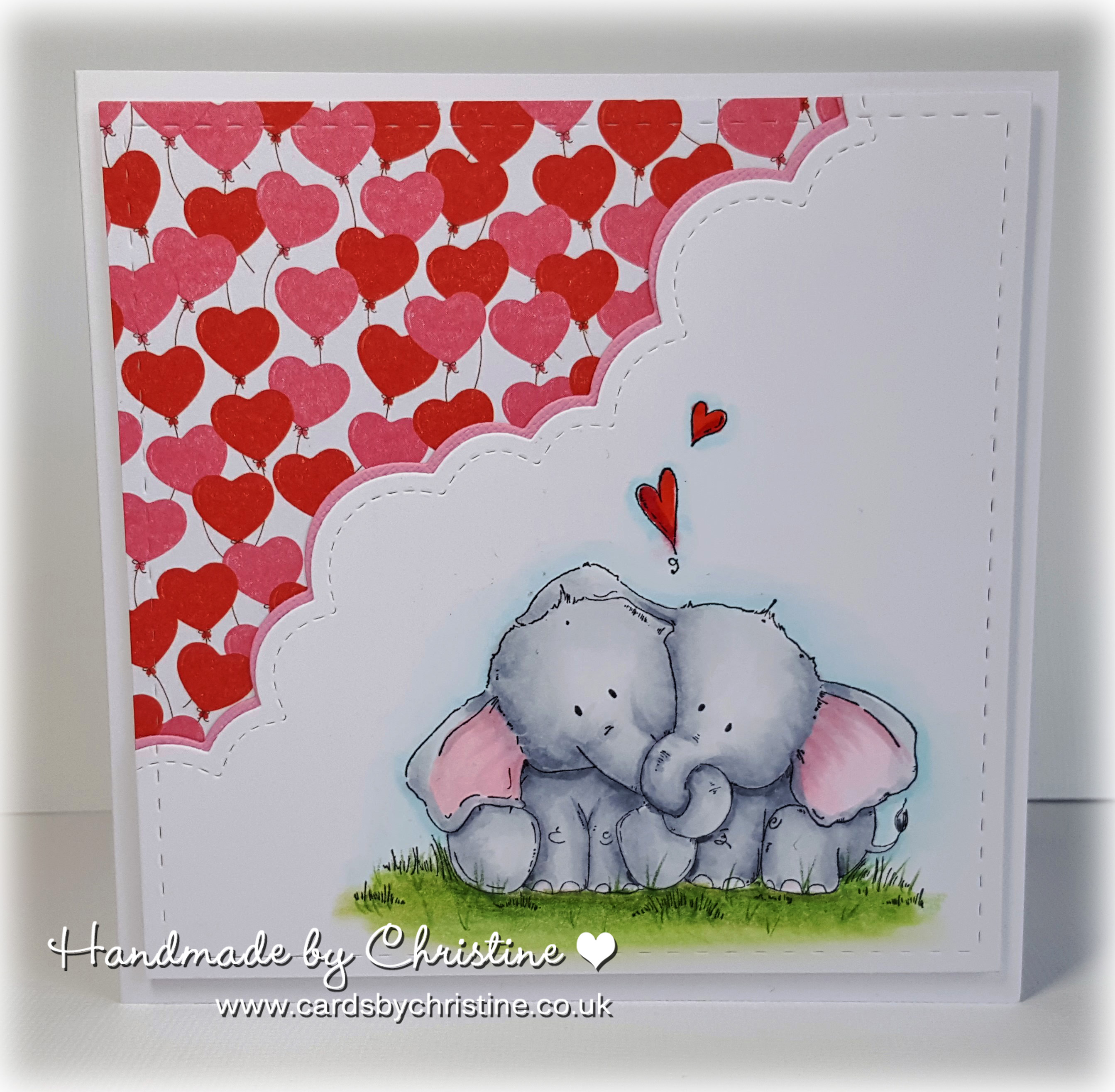 Wonderful Wednesdays With Stamping Bella- ELLIE LOVES PHANT card by Christine Levison