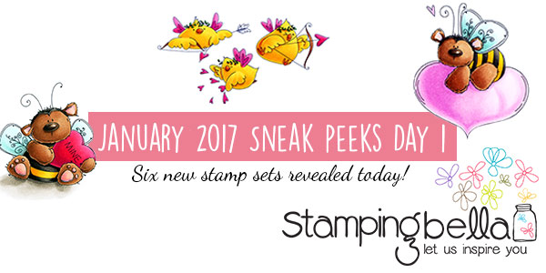 Stamping Bella January 2017 Release Peeks Day 1 - Click through for the full post!
