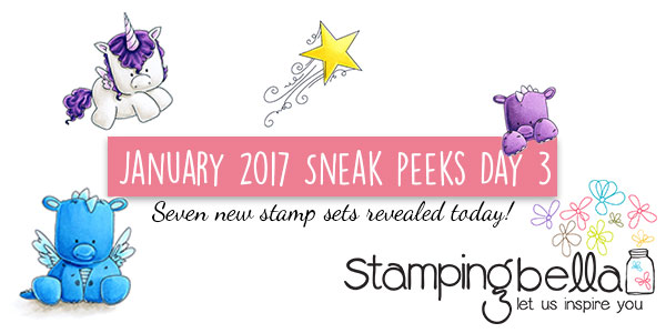 Stamping Bella January 2017 Release Peeks Day 3 - Click through for the full post!