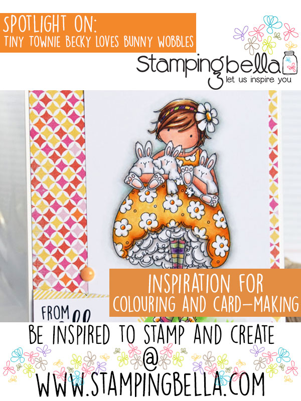 Stamping Bella Spotlight On Tiny Townie Becky Loves Bunny Wobbles.