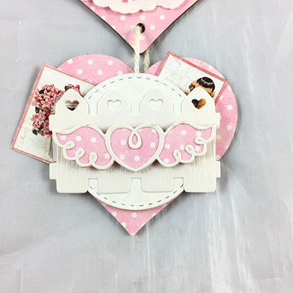 Stamping Bella DT Thursday: Create a Hanging Heart Wall Ornament with Sandiebella!