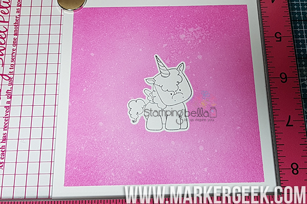 Stamping Bella Stamp It Saturday - Die Cut Masking & Distress Ink Backgrounds with Elaineabella
