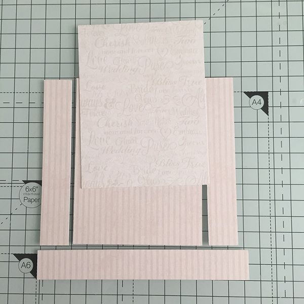 Stamping Bella DT Thursday Create a Centre Step Wedding Card with Sandiebella