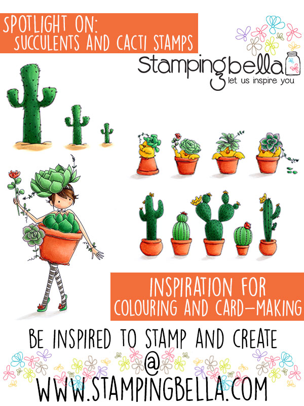 Stamping Bella Spotlight On Succulent and Cacti Stamps