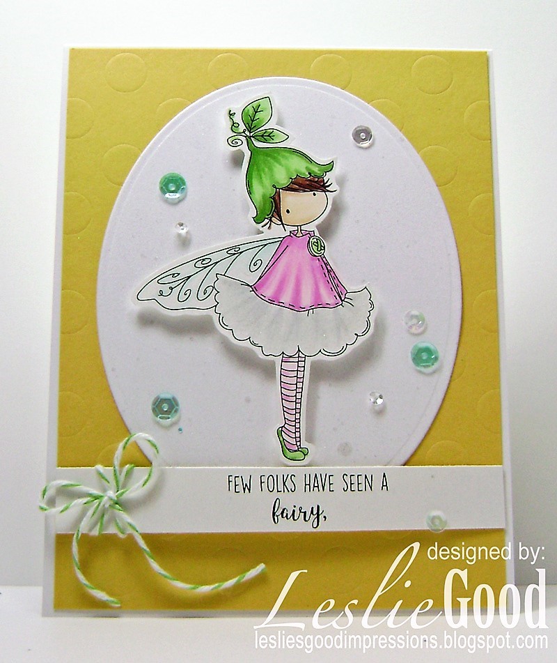 Stamping Bella SUMMER 2017 RELEASE- RUBBER STAMP : TINY TOWNIE fairy garden fairy and fairy sign . Card by Leslie Good