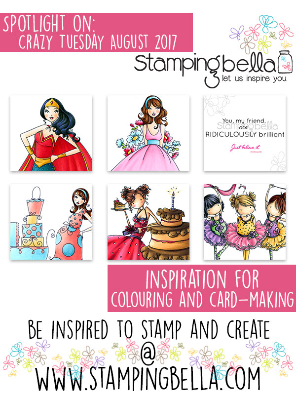 Stamping Bella Spotlight On August 2017 Crazy Tuesday Offers