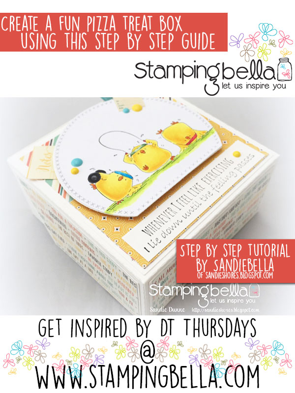 Stamping Bella DT Thursday: Create a Fun Pizza Treat Box with Sandiebella