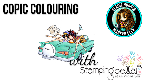 Marker Geek Monday Planning Your Colouring with Utown Girls Thelma & Louise Colouring Video