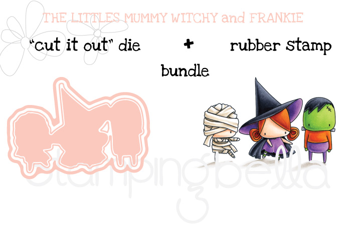 THE LITTLES FRANKIE WITCHY AND MUMMY BUNDLE by Stamping Bella