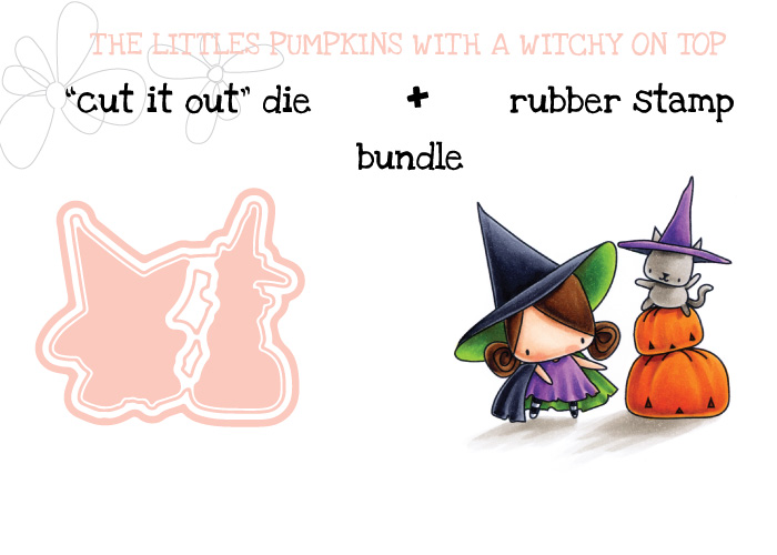 Stamping Bella HALLOWEEN/FALL RELEASE 2017: LITTLES Pumpkin with a WITCHY on top BUNDLE
