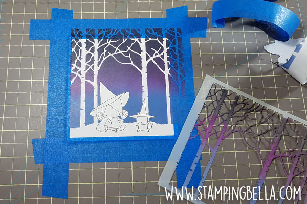 Stamping Bella -Marker Geek Monday: Create Eye-Catching Stencil Backgrounds Two Ways with Elaineabella