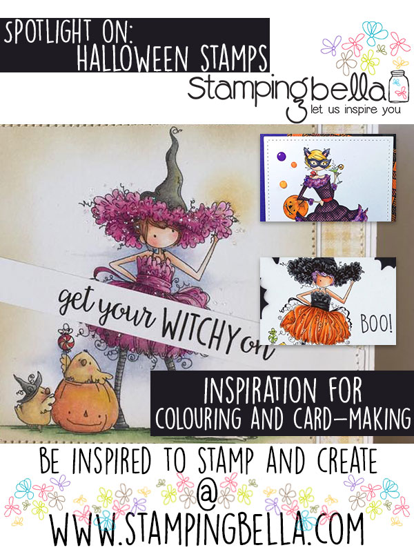 Spotlight On Halloween Stamps at Stamping Bella