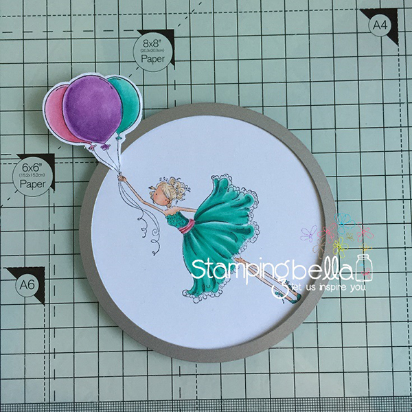 Stamping Bella Stamp It Saturday Outside the Frame Die Cutting with Sandiebella
