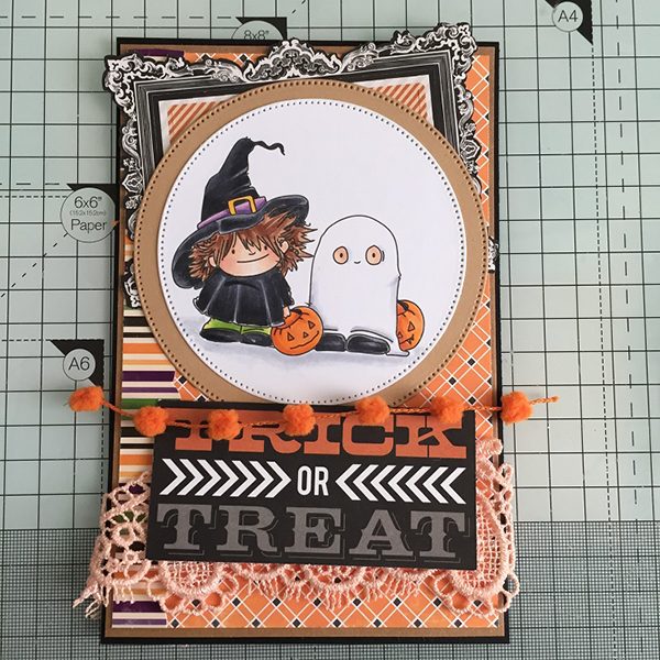Stamping Bella DT Thursday: Create a Halloween Treat Bag with Sandiebella!