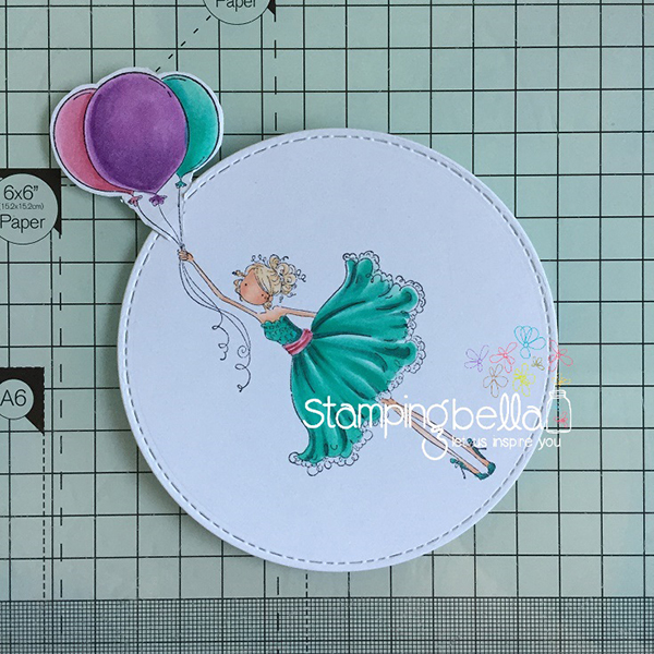 Stamping Bella Stamp It Saturday Outside the Frame Die Cutting with Sandiebella