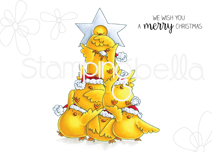 STAMPING BELLA RUBBER STAMPS: THE CHICK TREE