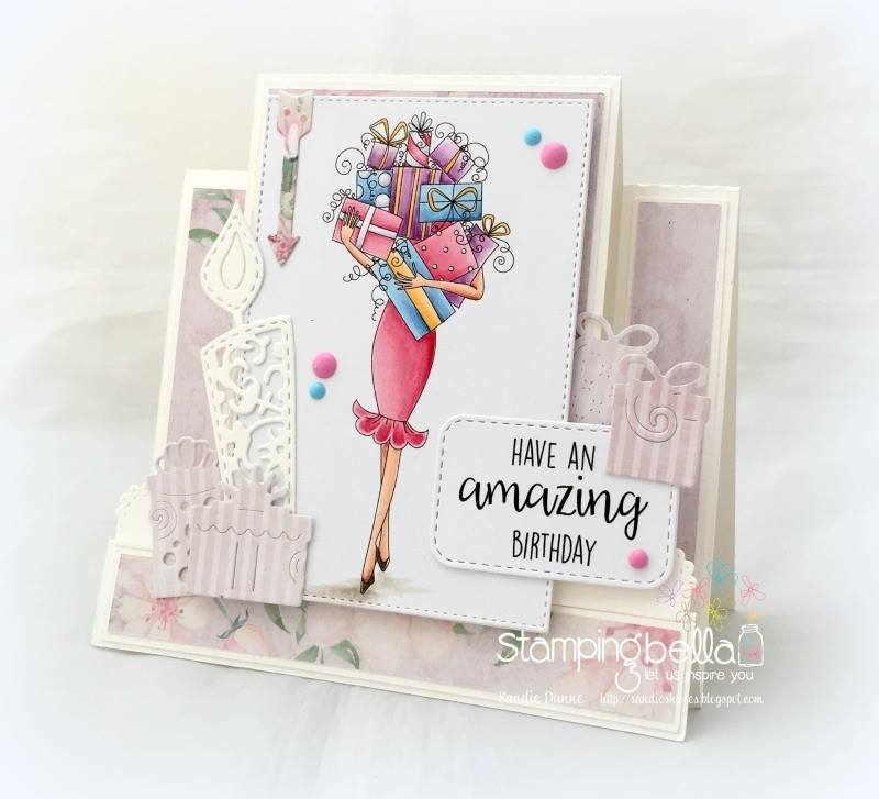 www.stampingbella.com: RUBBER STAMP USED: GIFTABELLA card by Sandie Dunne