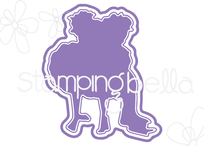 www.stampingbella.com: "CUT IT OUT" DIE : TINY TOWNIE HUGGY FRIENDS