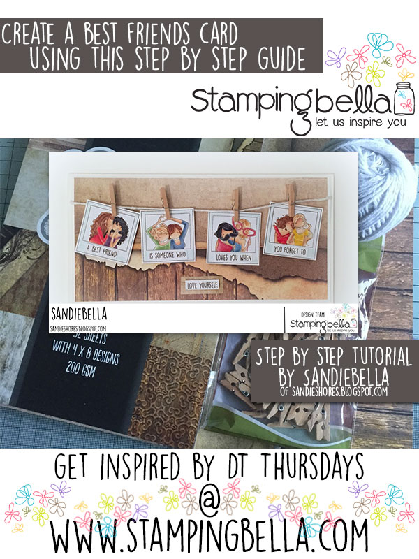 Stamping Bella DT Thursday Best Friends Snapshot Card